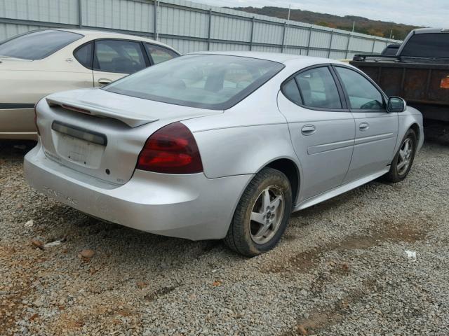 2G2WS522941216105 - 2004 PONTIAC GRAND PRIX ვერცხლისფერი ფოტო 4