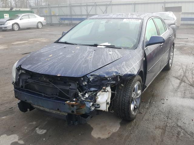 1G1ZH57B984309306 - 2008 CHEVROLET MALIBU 1LT ლურჯი ფოტო 2