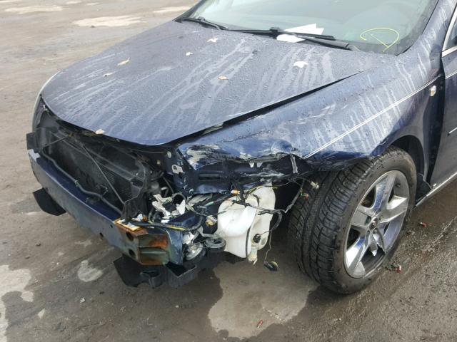1G1ZH57B984309306 - 2008 CHEVROLET MALIBU 1LT ლურჯი ფოტო 9