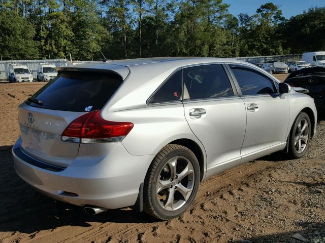 4T3ZK3BB7AU025718 - 2010 TOYOTA VENZA BASE SILVER photo 4