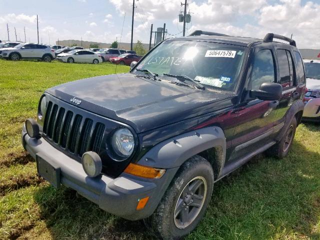 1J4GK38K66W275047 - 2006 JEEP LIBERTY RE BLACK photo 2