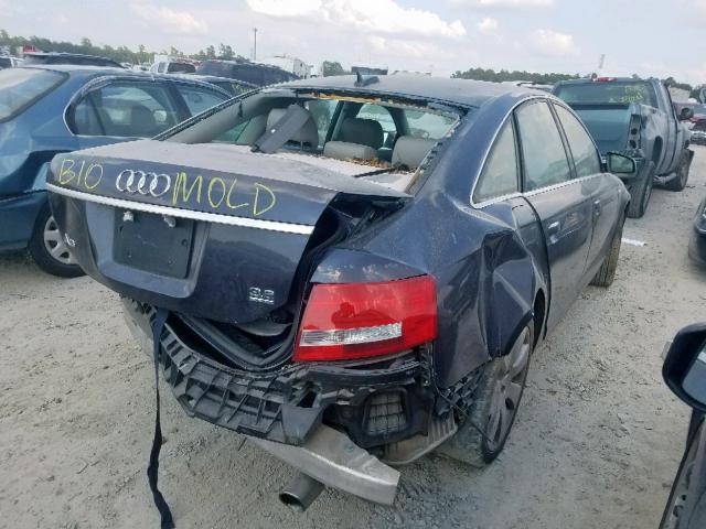 WAUDG74F05N098300 - 2005 AUDI A6 3.2 QUA BLUE photo 4