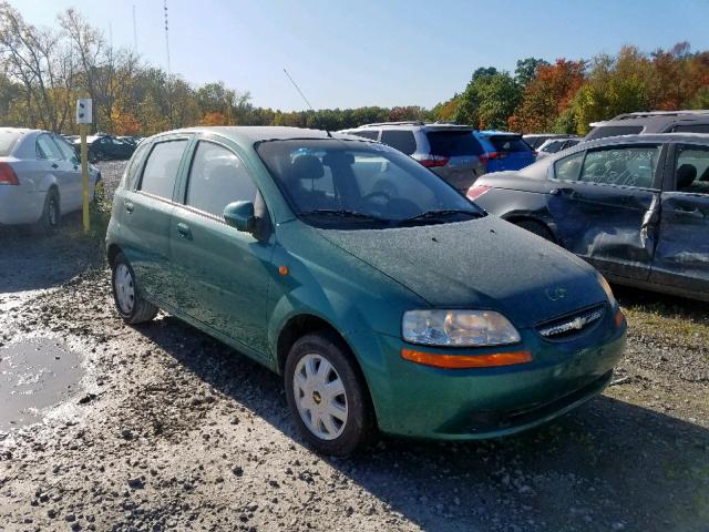 KL1TJ62624B208882 - 2004 CHEVROLET AVEO LS GREEN photo 1