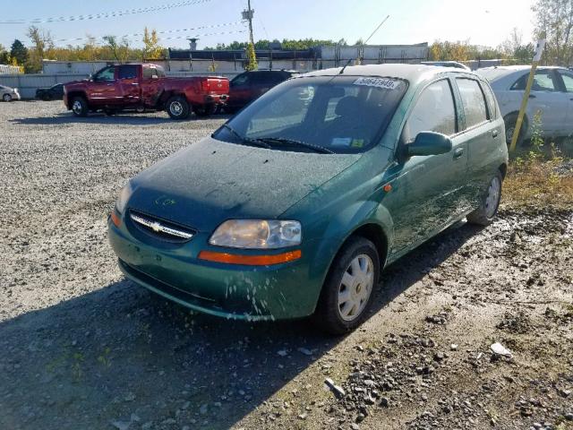 KL1TJ62624B208882 - 2004 CHEVROLET AVEO LS GREEN photo 2