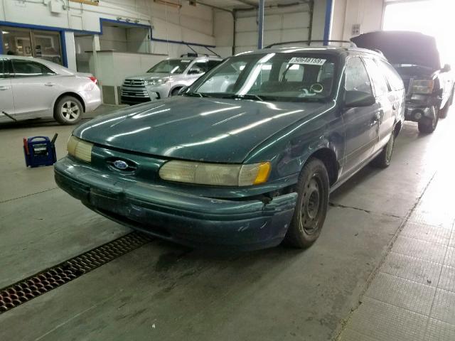 1FALP57U2RG204811 - 1994 FORD TAURUS GL GREEN photo 2