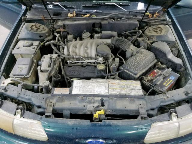 1FALP57U2RG204811 - 1994 FORD TAURUS GL GREEN photo 7