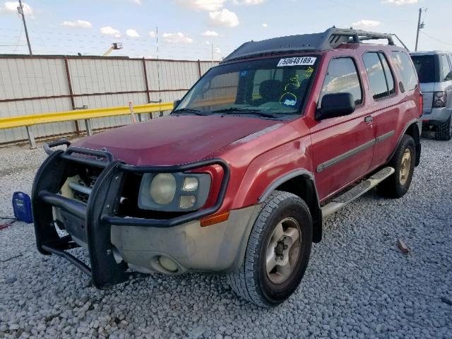 5N1ED28T83C628942 - 2003 NISSAN XTERRA XE MAROON photo 2