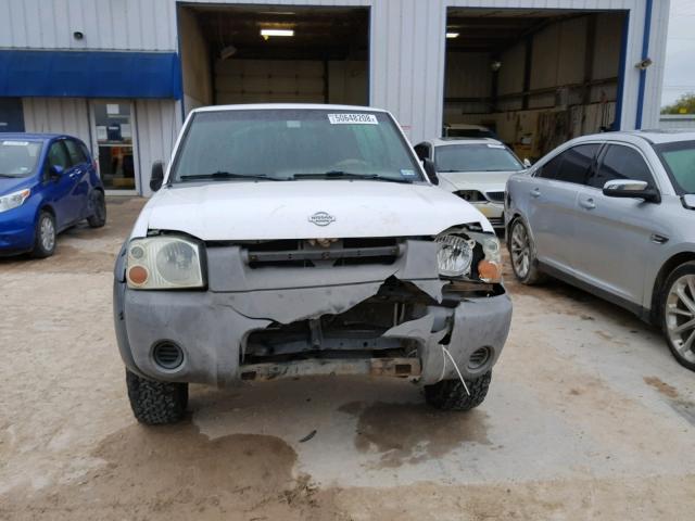 1N6ED27T51C379774 - 2001 NISSAN FRONTIER C WHITE photo 9