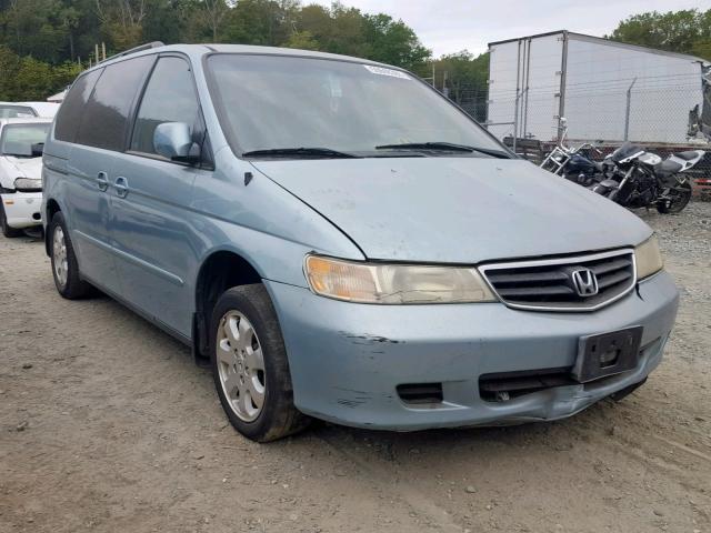 5FNRL18033B056688 - 2003 HONDA ODYSSEY EX BLUE photo 1