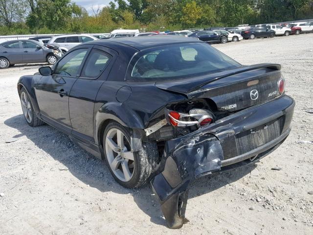 JM1FE173470213111 - 2007 MAZDA RX8 BLACK photo 3