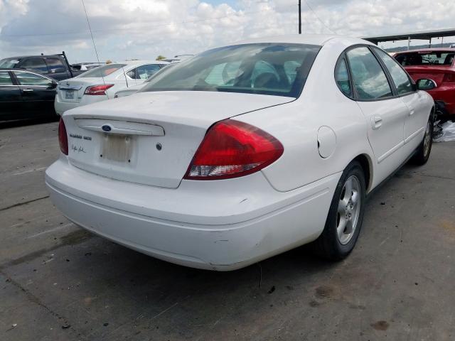 1FAFP55U44G105402 - 2004 FORD TAURUS SES WHITE photo 4