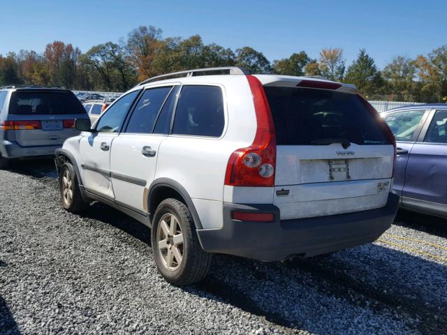 YV1CY59H241059489 - 2004 VOLVO XC90 WHITE photo 3