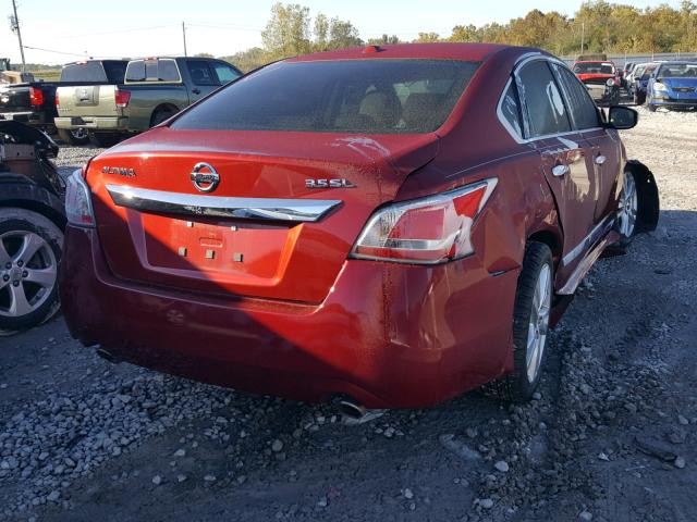 1N4BL3AP6FC498697 - 2015 NISSAN ALTIMA 3.5 RED photo 4