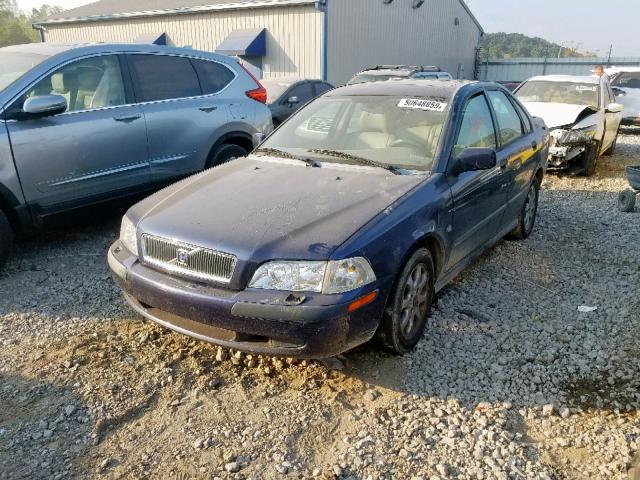 YV1VS29551F713558 - 2001 VOLVO S40 1.9T BLUE photo 2