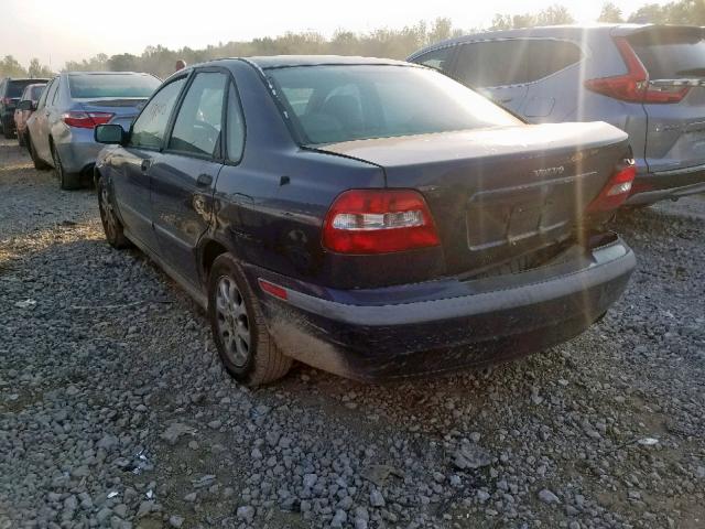 YV1VS29551F713558 - 2001 VOLVO S40 1.9T BLUE photo 3