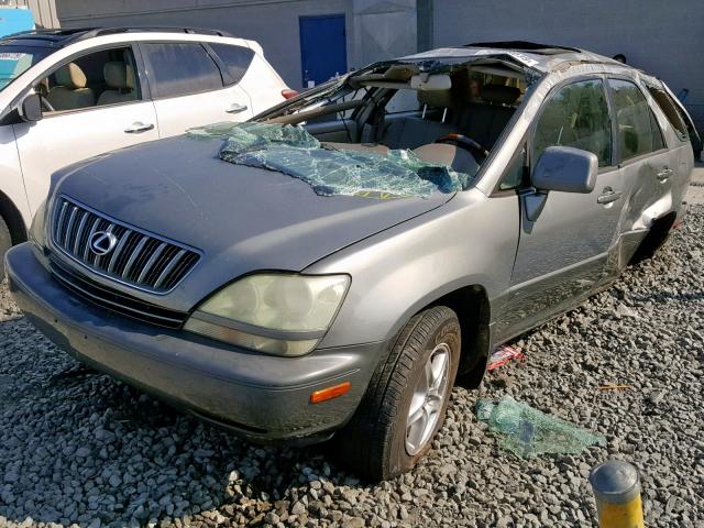 JTJGF10UX30156022 - 2003 LEXUS RX 300 GRAY photo 2