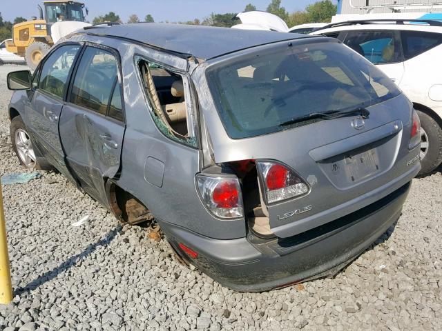 JTJGF10UX30156022 - 2003 LEXUS RX 300 GRAY photo 3