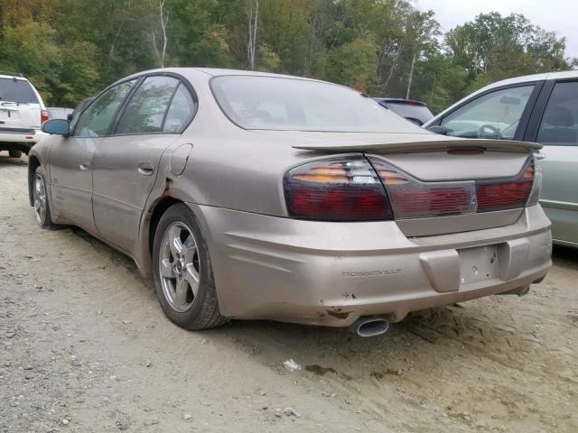 1G2HY54K924242466 - 2002 PONTIAC BONNEVILLE TAN photo 3