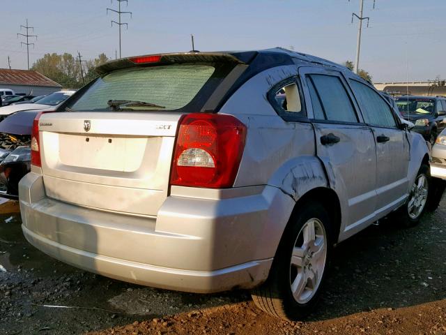 1B3HB48B08D587574 - 2008 DODGE CALIBER SX SILVER photo 4