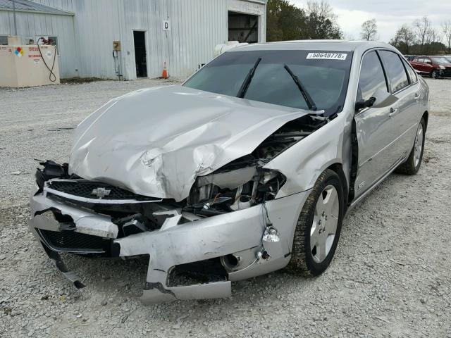 2G1WD58C469219075 - 2006 CHEVROLET IMPALA SUP Сұр фото 2
