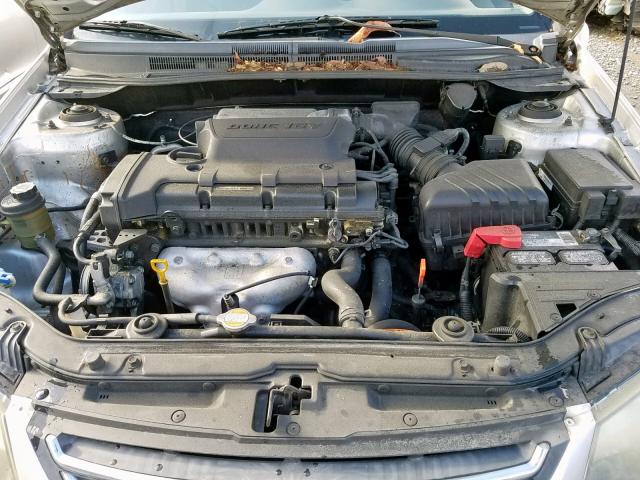 KNAFE221095605467 - 2009 KIA SPECTRA EX SILVER photo 7