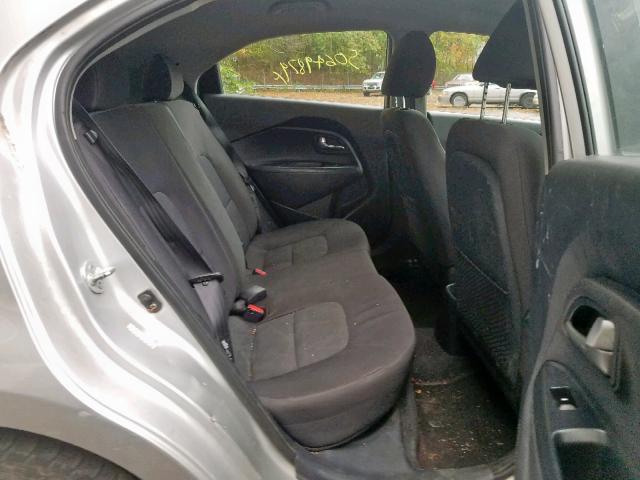 KNADM5A34D6171815 - 2013 KIA RIO LX SILVER photo 6