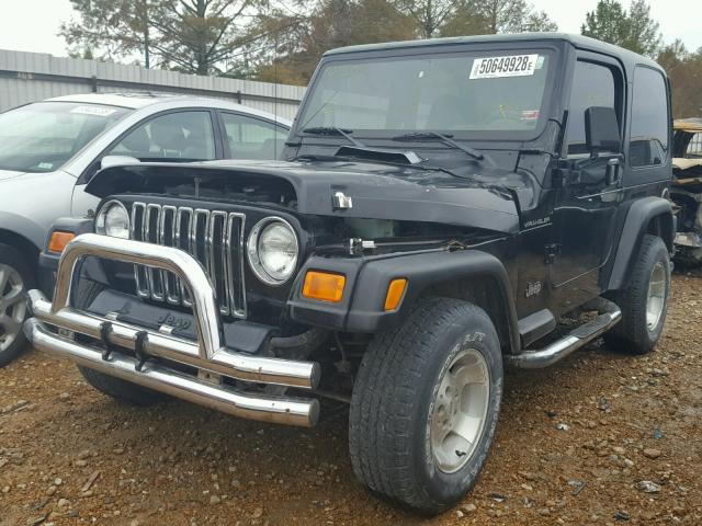 1J4FA29P1YP770367 - 2000 JEEP WRANGLER / BLACK photo 2