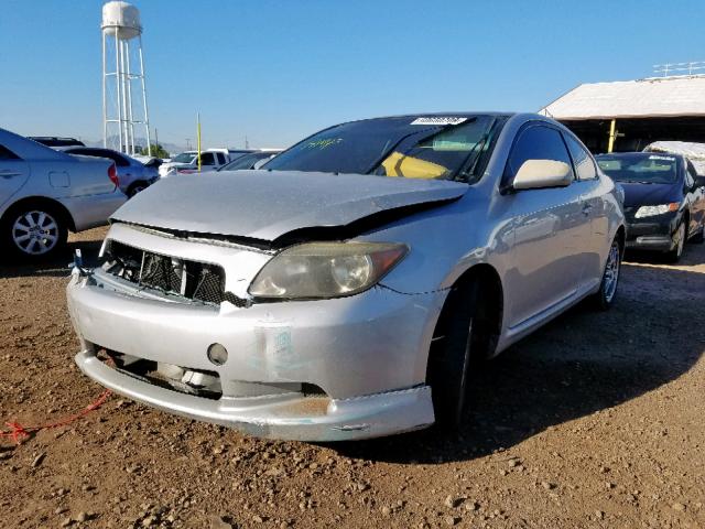 JTKDE167770216850 - 2007 TOYOTA SCION TC ვერცხლისფერი ფოტო 2