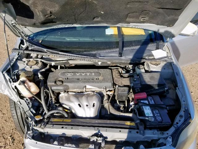 JTKDE167770216850 - 2007 TOYOTA SCION TC ვერცხლისფერი ფოტო 7