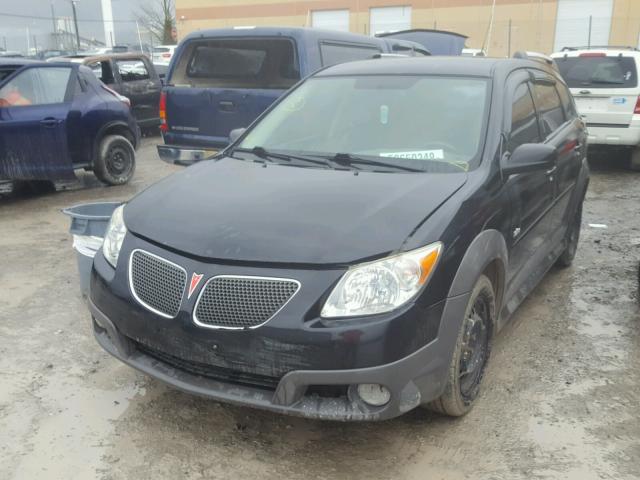 5Y2SL63895Z458224 - 2005 PONTIAC VIBE BLACK photo 2