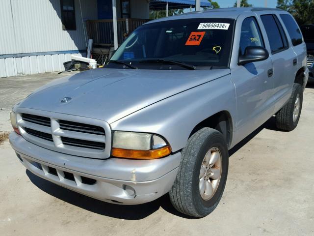 1D4HR38N93F573171 - 2003 DODGE DURANGO SP SILVER photo 2