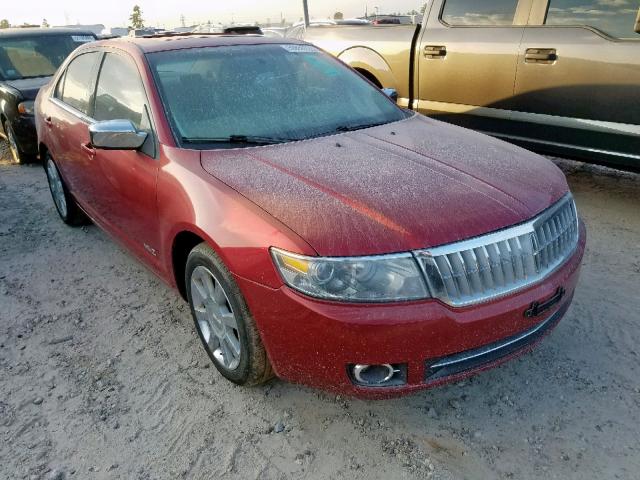 3LNHM26T68R660605 - 2008 LINCOLN MKZ RED photo 1