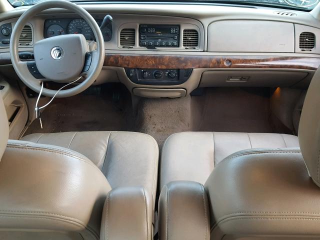 2MEFM74W55X626897 - 2005 MERCURY GRAND MARQ BEIGE photo 9