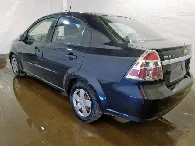 KL1TD5DE3AB134972 - 2010 CHEVROLET AVEO LS BLACK photo 3