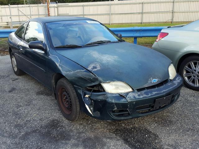 1G1JC124027467732 - 2002 CHEVROLET CAVALIER GREEN photo 1