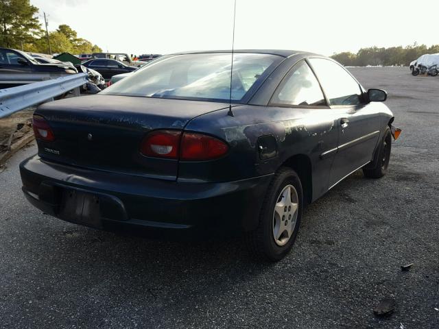 1G1JC124027467732 - 2002 CHEVROLET CAVALIER GREEN photo 4