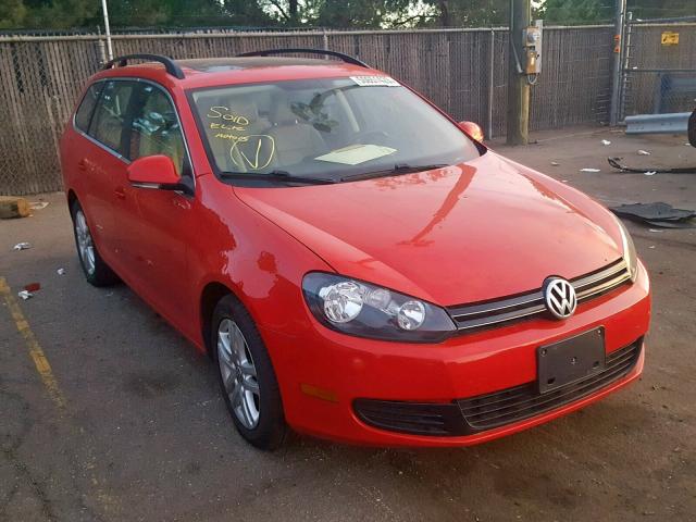 3VWPL7AJ8BM676408 - 2011 VOLKSWAGEN JETTA TDI RED photo 1