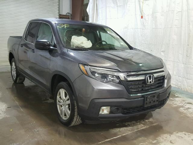 5FPYK3F29HB021506 - 2017 HONDA RIDGELINE GRAY photo 1