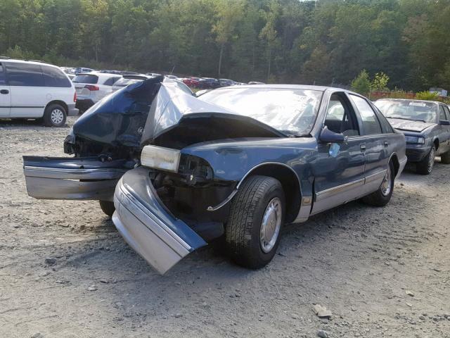 1G1BL53E9PR111553 - 1993 CHEVROLET CAPRICE CL BLUE photo 2