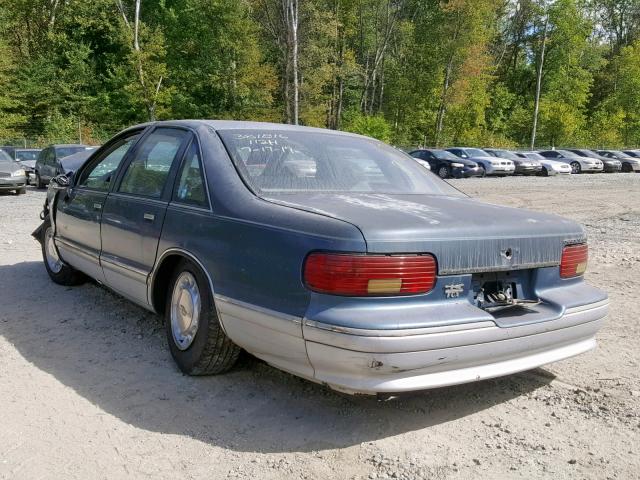 1G1BL53E9PR111553 - 1993 CHEVROLET CAPRICE CL BLUE photo 3