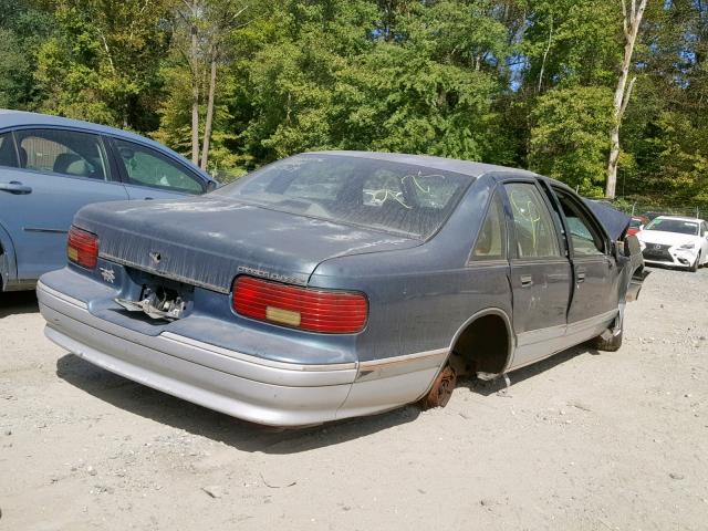 1G1BL53E9PR111553 - 1993 CHEVROLET CAPRICE CL BLUE photo 4