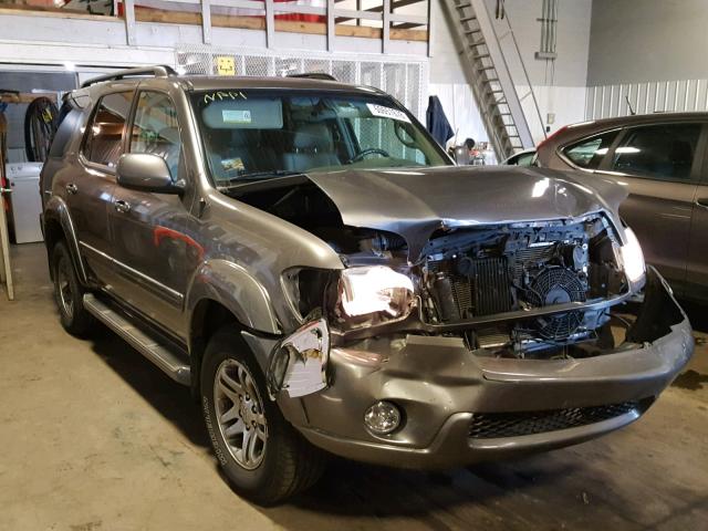 5TDBT48A34S208395 - 2004 TOYOTA SEQUOIA LI GRAY photo 1