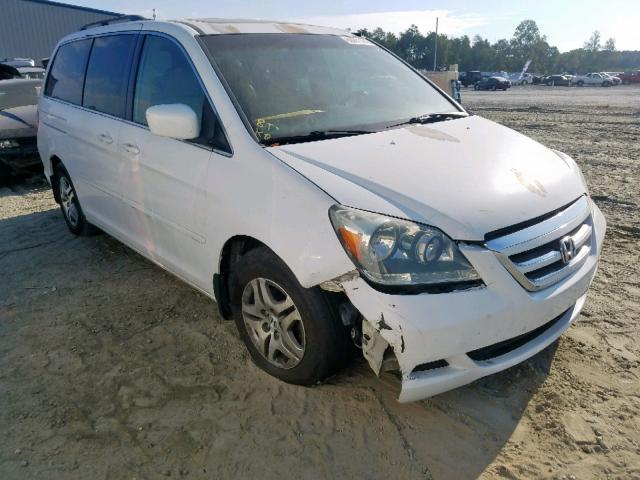 5FNRL38715B071170 - 2005 HONDA ODYSSEY EX WHITE photo 1