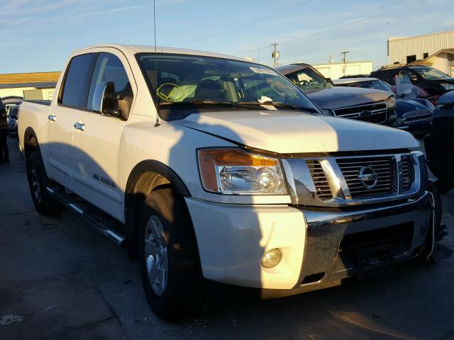 1N6BA0ED2FN512868 - 2015 NISSAN TITAN S WHITE photo 1