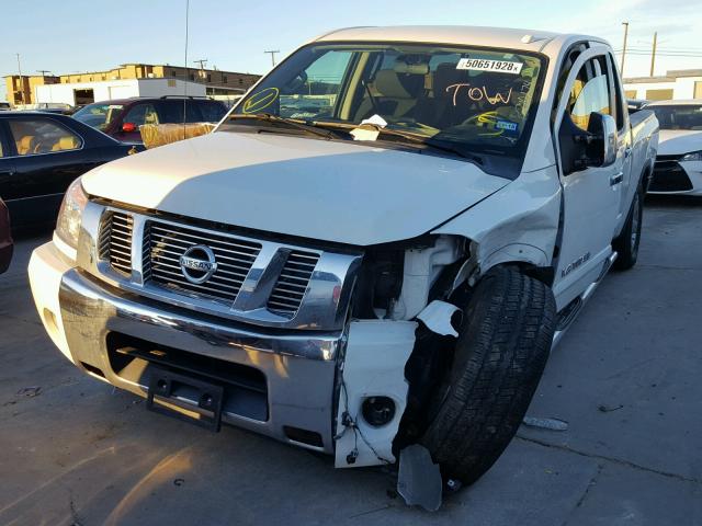 1N6BA0ED2FN512868 - 2015 NISSAN TITAN S WHITE photo 2