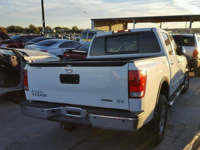 1N6BA0ED2FN512868 - 2015 NISSAN TITAN S WHITE photo 4