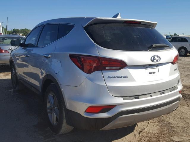 5XYZT3LB0HG405763 - 2017 HYUNDAI SANTA FE S SILVER photo 3