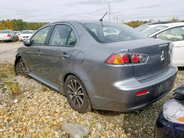 JA32U2FU2HU003343 - 2017 MITSUBISHI LANCER ES GRAY photo 3