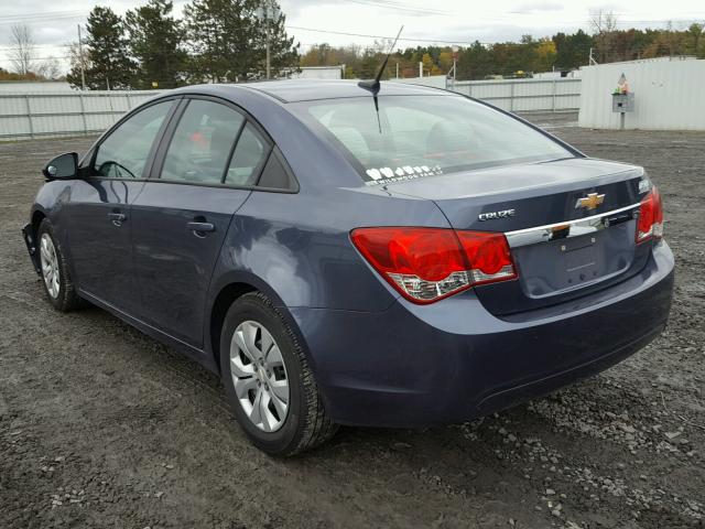 1G1PA5SG4D7314985 - 2013 CHEVROLET CRUZE LS BLUE photo 3