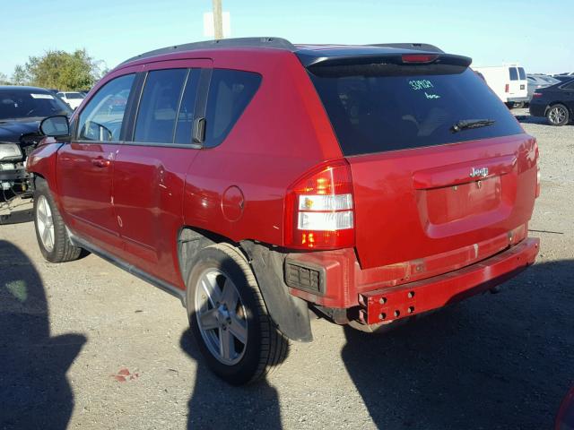 1J4NT4FB3AD578837 - 2010 JEEP COMPASS SP RED photo 3